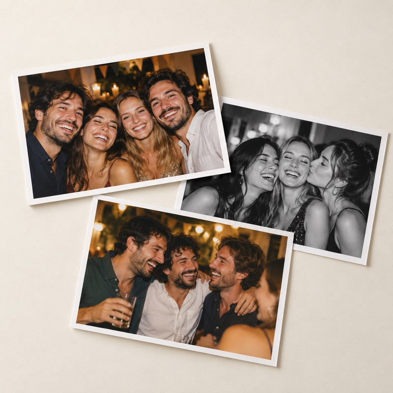 KI-Designbeispiel: private Fotoausdrucke